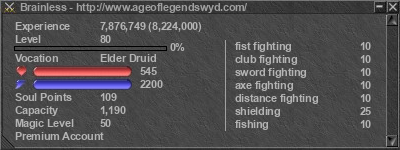 Signature for player Brainless