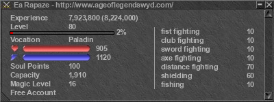 Signature for player Ea Rapaze