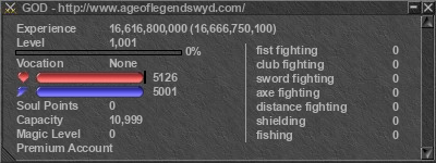 Signature for player GOD