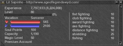 Signature for player Lil Sapinho