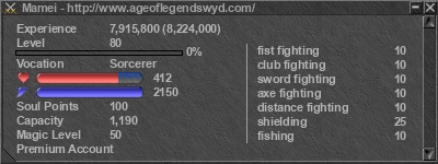 Signature for player Mamei