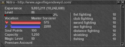 Signature for player Niitro