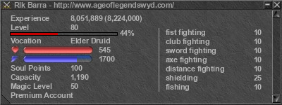 Signature for player Rlk Barra