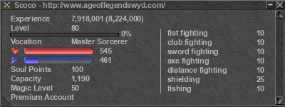 Signature for player Scoco