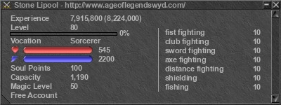 Signature for player Stone Lipool