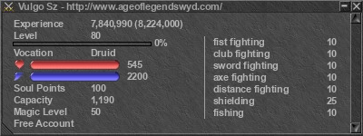 Signature for player Vulgo Sz