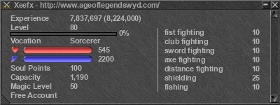 Signature for player Xeefx